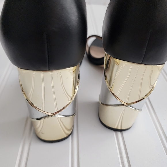 ALDO Black Metallic Heel - Size 7 - Picture 11 of 15